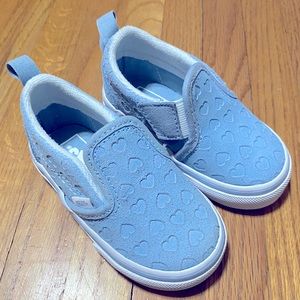 Baby Blue Vans Size 5